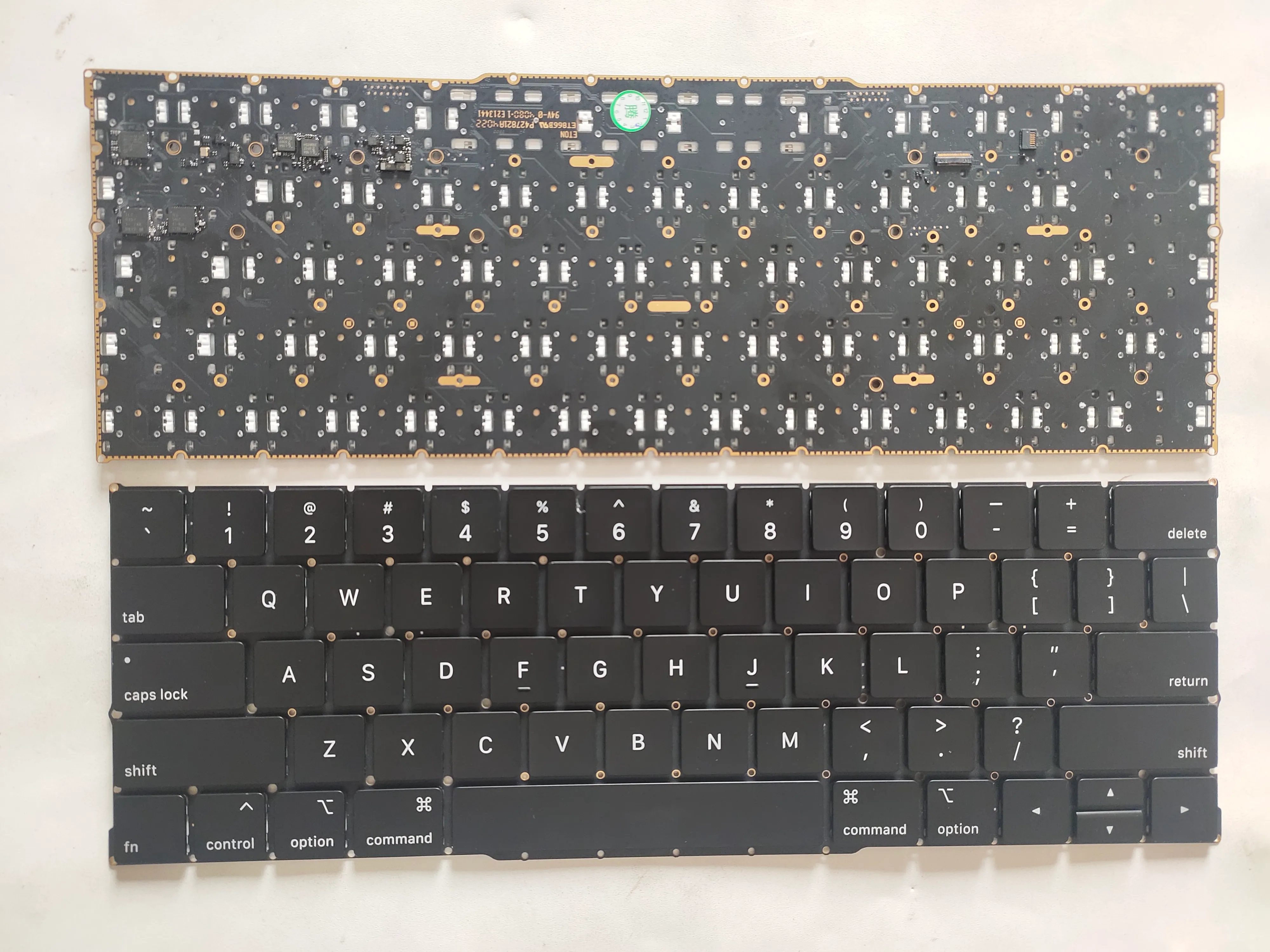Picture of Laptop US keyboard forNew Replacement Keyboard Laptop For APPLE A2159 small carriage return BLACK Backlit US US Layout